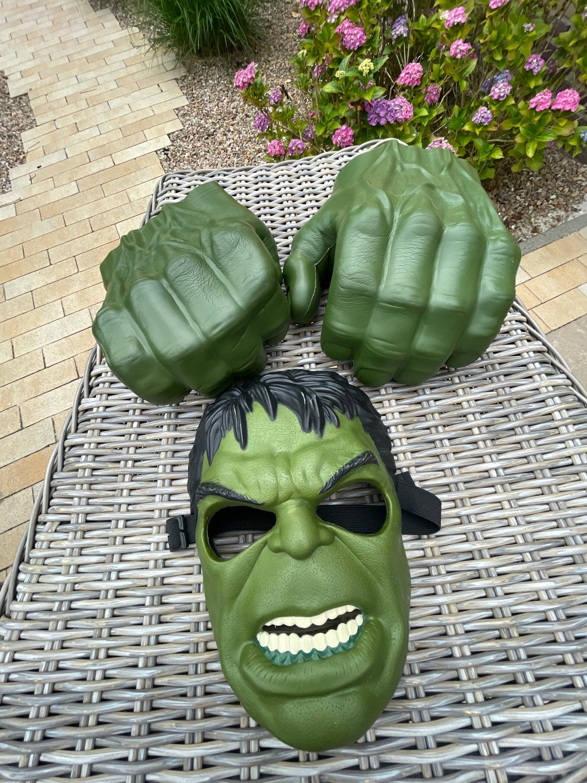 Hulk masker en handschoenen - Nieuw, Ophalen, Nieuw