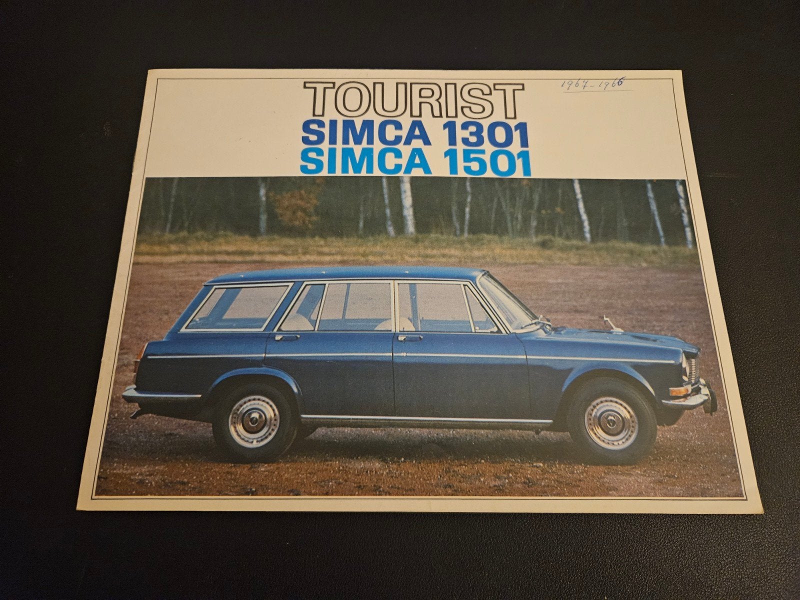 Brochure Simca 1301/1501 Tourist 1967, Ophalen of Verzenden, Zo goed als nieuw, Overige merken