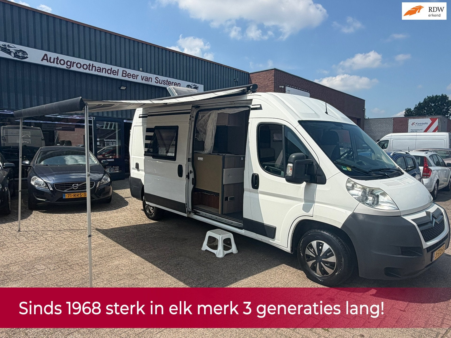Citroen CITROEN JUMPER Camper! VAKANTIEKLAAR! Elek luifel l, Caravans en Kamperen, Campers, Overige merken, Bedrijf, Airconditioning