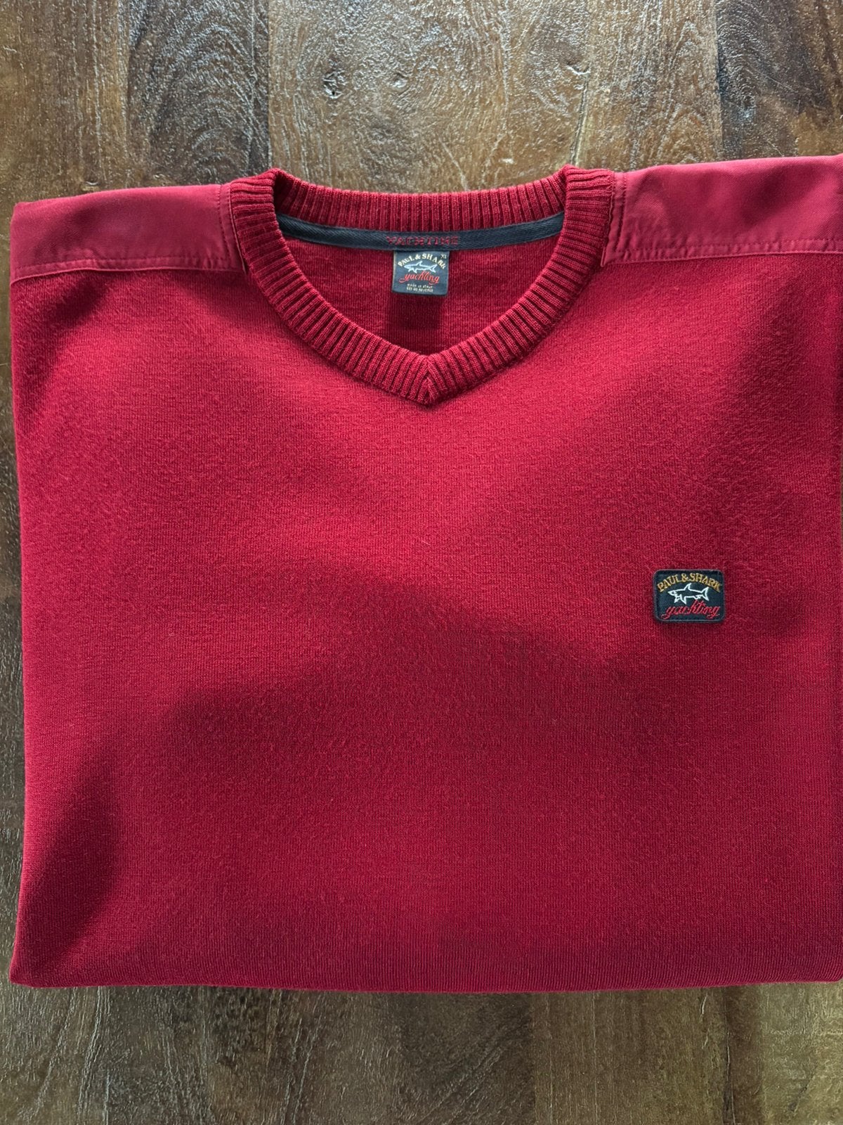 Paul & Shark V-hals trui, Ophalen of Verzenden, Gedragen, Maat 56/58 (XL), Rood
