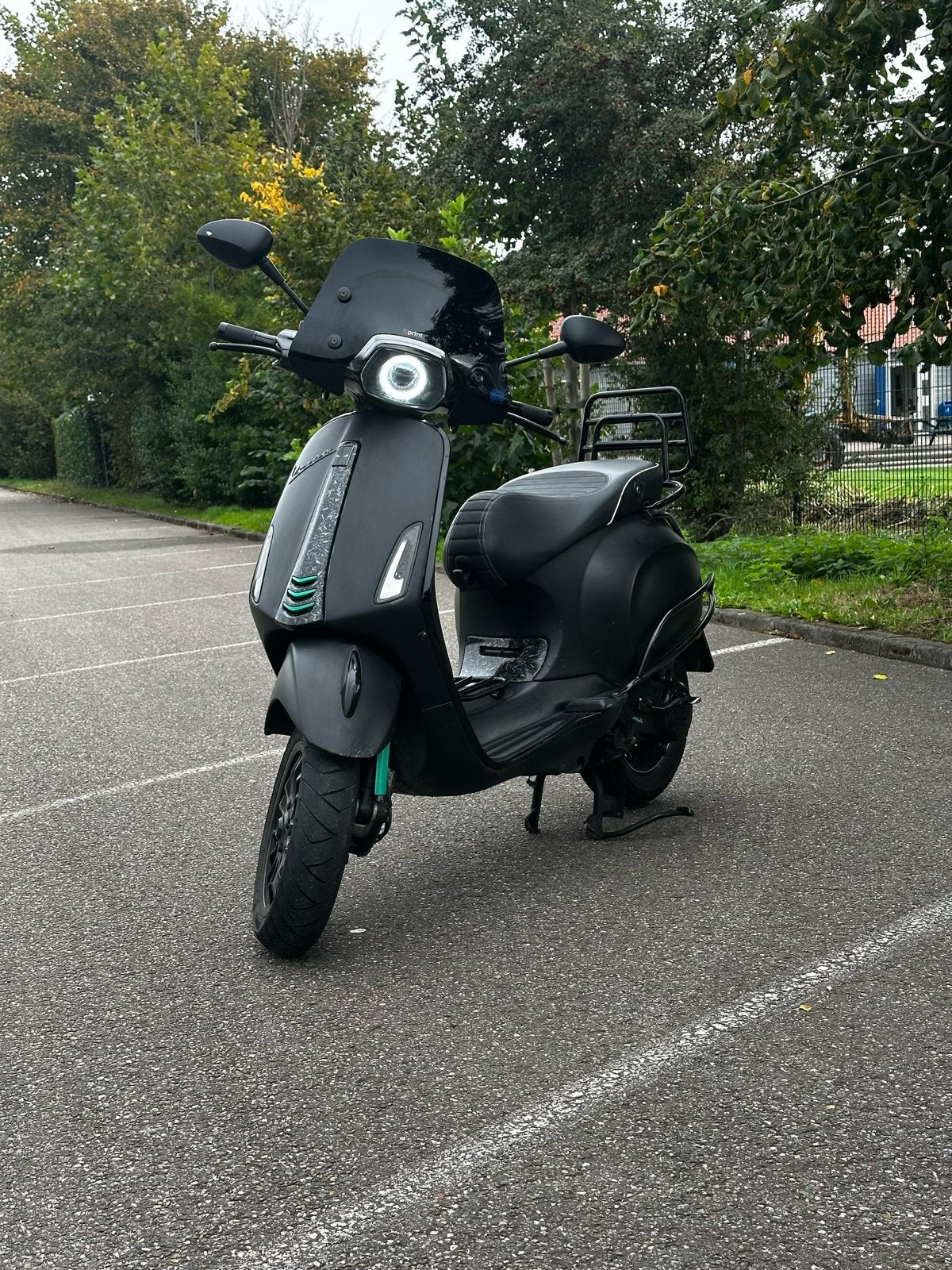 Vespa Sprint 50cc met indo rekje en bar end spiegel, Gebruikt, Overige modellen, Maximaal 45 km/u, Ophalen of Verzenden