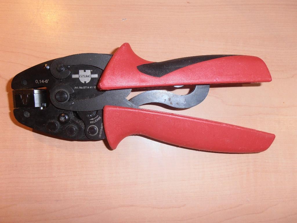 Zgan WURTH Roto adereindhuls krimptang 0,14mm t/m 6,0mm2., Doe-het-zelf en Verbouw, Gereedschap | Handgereedschap, Zo goed als nieuw