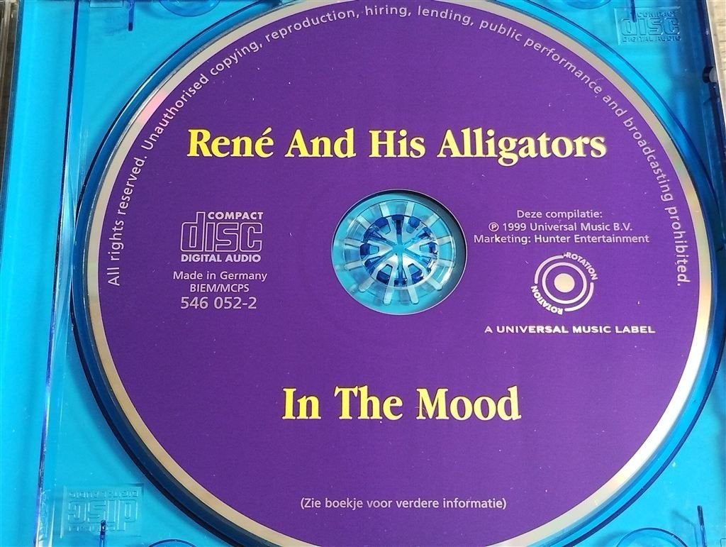 René And His Alligators – In The Mood, Ophalen of Verzenden, Zo goed als nieuw, Poprock