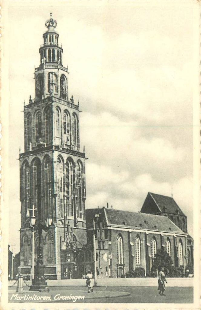 388-518-033 Groningen Martinitoren, Verzamelen, Ansichtkaarten | Nederland, Verzenden, Voor 1920, Groningen