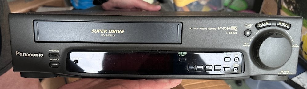Panasonic NV-SD30 VHS-videorecorder, Ophalen, Gebruikt, VHS-speler of -recorder