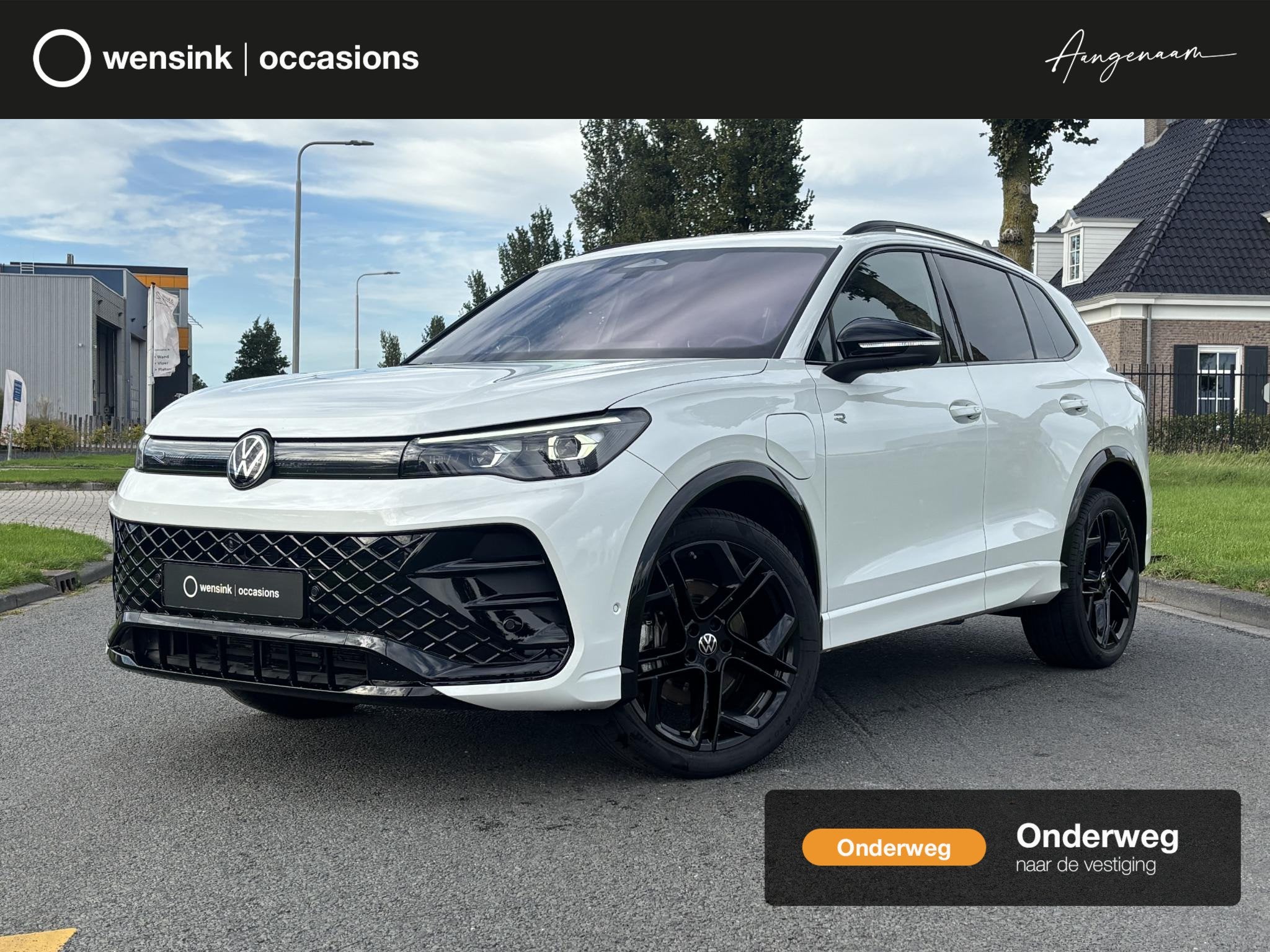 Volkswagen Tiguan 1.5 eHybrid R-Line Edition | IQ.LIGHT | 36, Auto's, Stof, 4 cilinders, 150 min, Wit