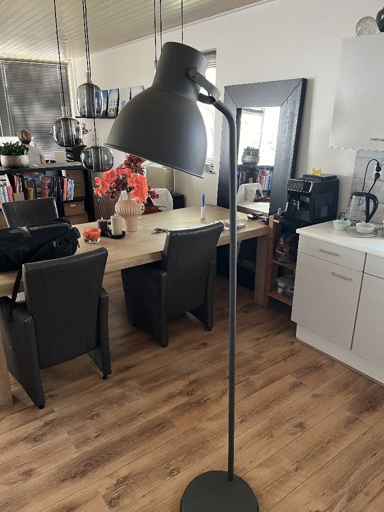 Ikea Hektar staande lamp, Ophalen, Zo goed als nieuw, 150 tot 200 cm