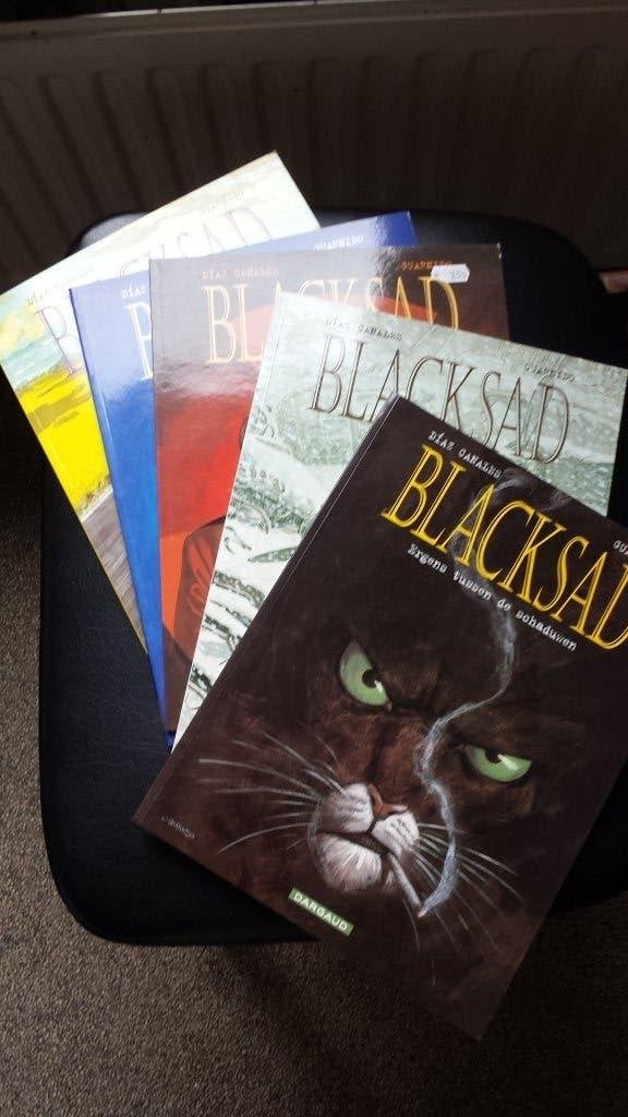 zgan mint blacksad black cat 1 2 3 4 5 diaz canales  NL SC, Boeken, Ophalen, Zo goed als nieuw, Meerdere stripboeken, Diaz canales