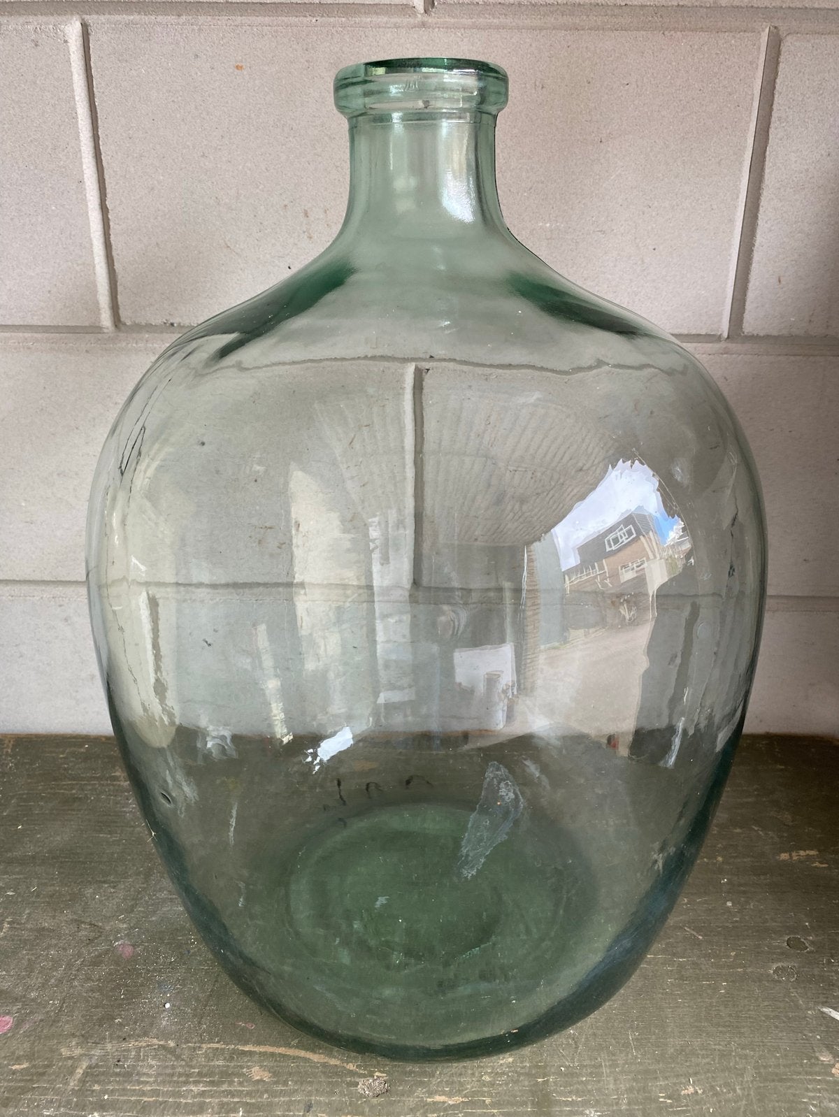 Grote gistfles brocante Fles bonbonne Mandfles, Ophalen