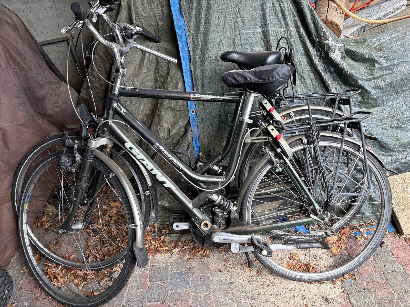 Giant fietsen m/v - Gebruikt, voor onderdelen of opmaak, Ophalen, Velgrem, Versnellingen, Giant