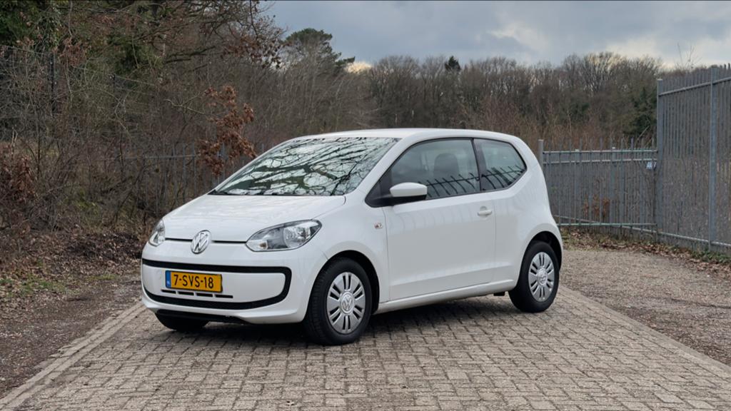 Volkswagen up! 1.0 44KW/60PK 3-DRS 2013 Wit, Auto's, Voorwielaandrijving, Up!, 840 kg, 4 stoelen