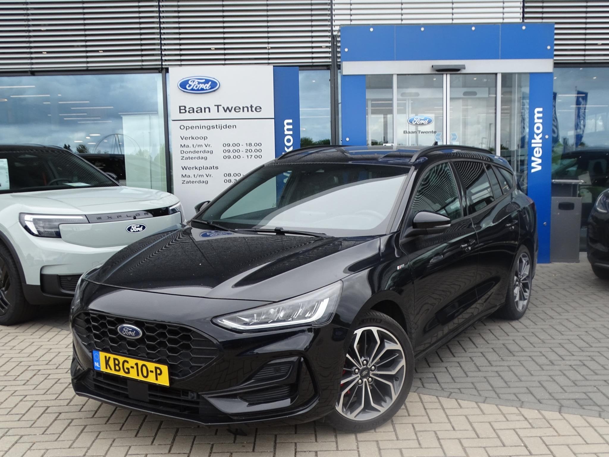 Ford Focus Wagon 1.0 EcoBoost Hybrid ST Line | 18 inch | Win, Stof, Gebruikt, Zwart, Lane Keeping Assist