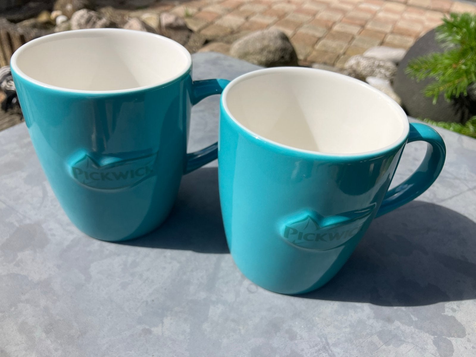 Turquoise Pickwick mokken - Zo goed als nieuw, Steen, Zo goed als nieuw, Modern, Mok