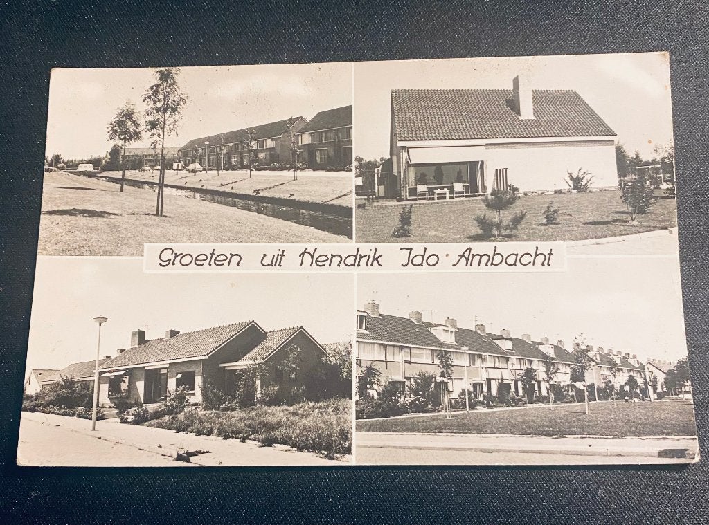 Groeten uit Hendrik Ido Ambacht, Verzenden, 1960 tot 1980, Ongelopen, Zuid-Holland