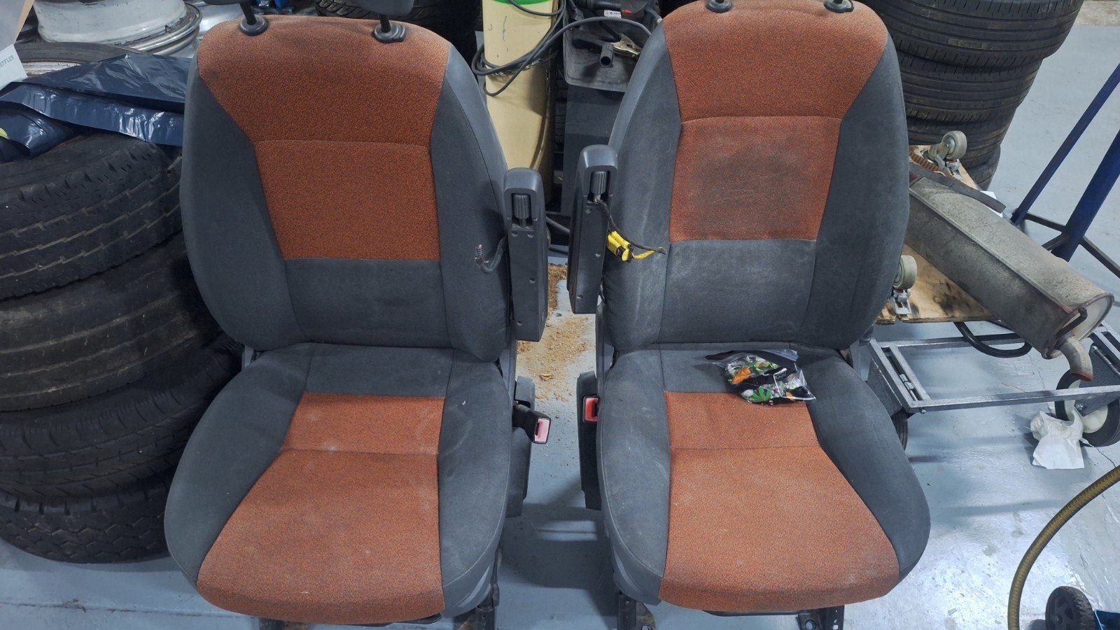 Fiat Ducato stoelen + onderstel, Complete set Luxe stoelen, Ophalen of Verzenden, Citroën
