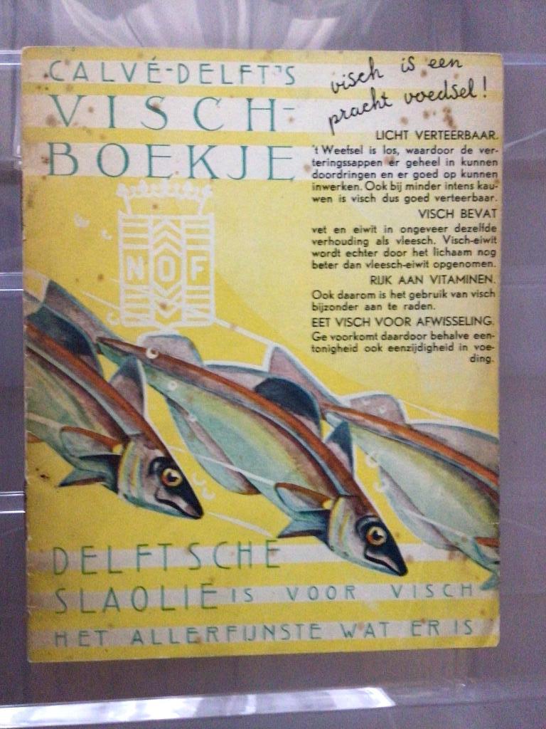 Calve-Delft's vischboekje, 1935., Gelezen, Ophalen of Verzenden, Gezond koken, Overige gebieden