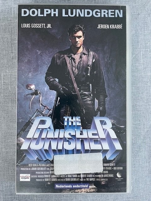 Videoband The Punisher met Dolph Lundgren  , Nederlands ondertiteld, Vanaf 16 jaar, Ophalen of Verzenden, Actie en Avontuur