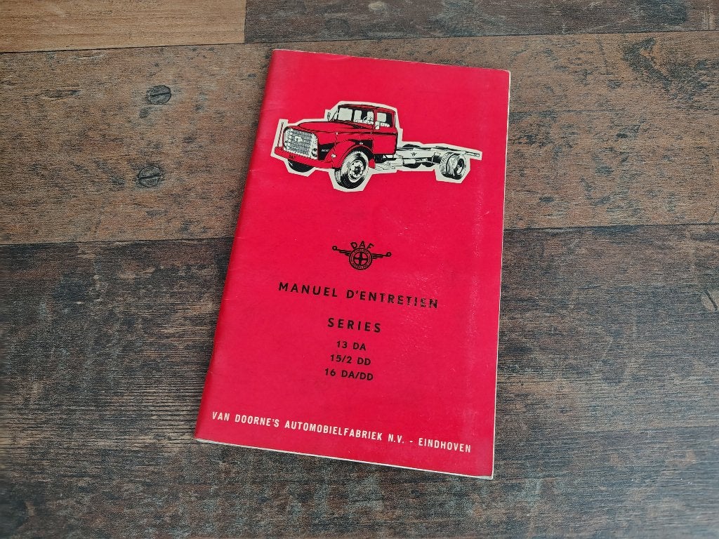Instructie Boekje: DAF Torpedo/ 13DA/ Vrachtwagen (1959), Verzenden