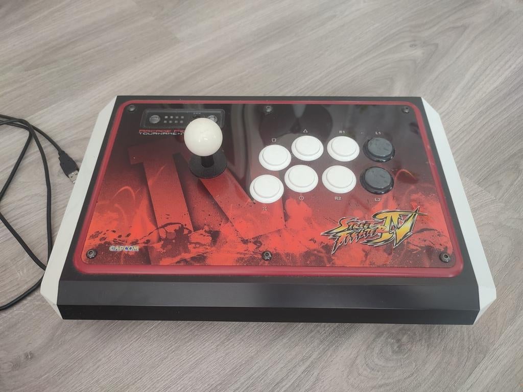 Arcade fight stick tournament edition.tweedehands.rood zwart, Ophalen of Verzenden