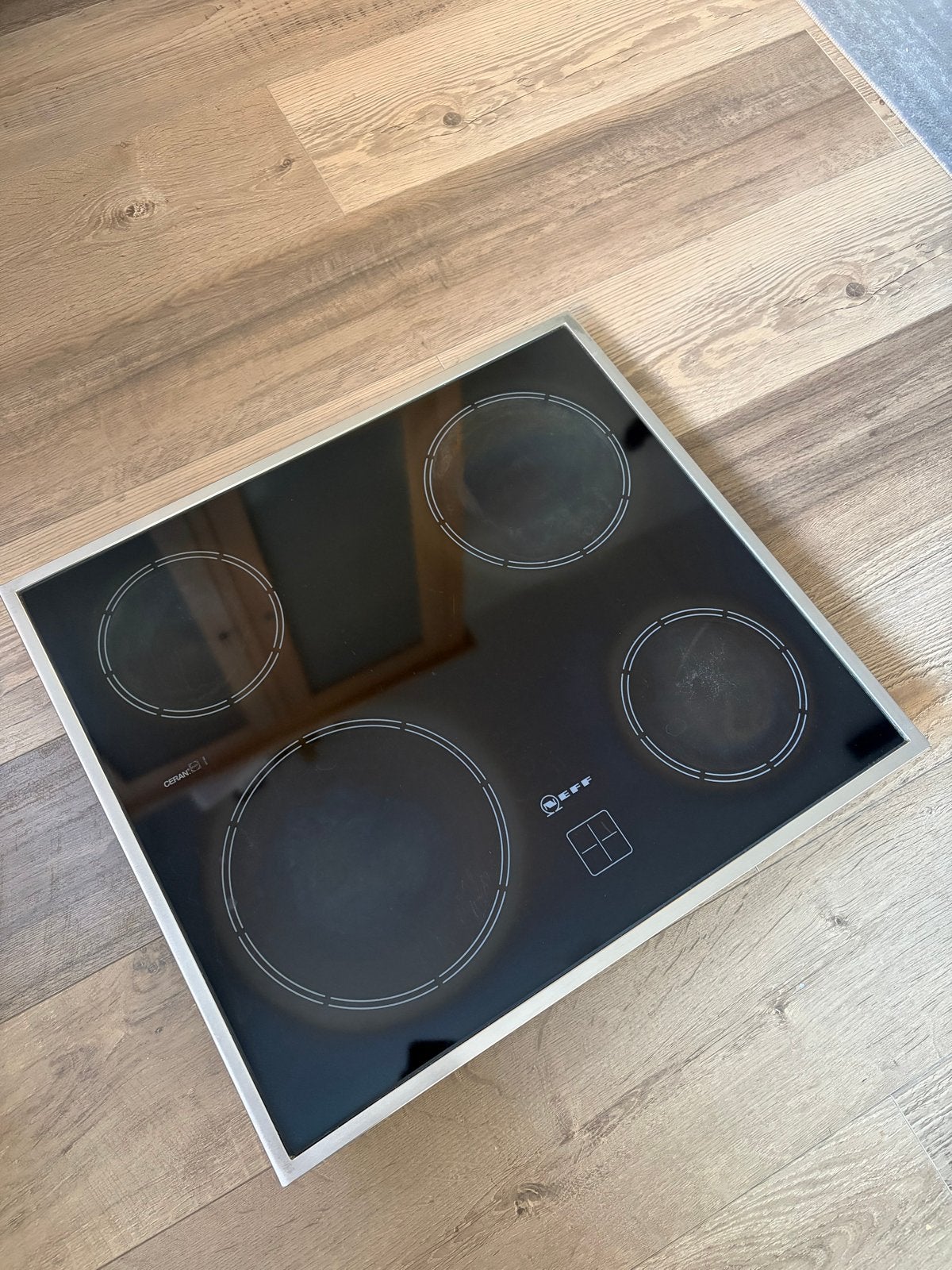 Neff EKT710N Inductiekookplaat - 4 zones, Witgoed en Apparatuur, Gebruikt, Inbouw, Inductie, 4 kookzones