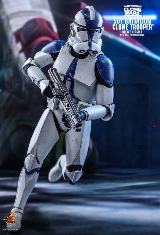 Hot Toys 1/6 501 Battalion Clone Trooper Deluxe Star Wars, Verzamelen, Ophalen of Verzenden