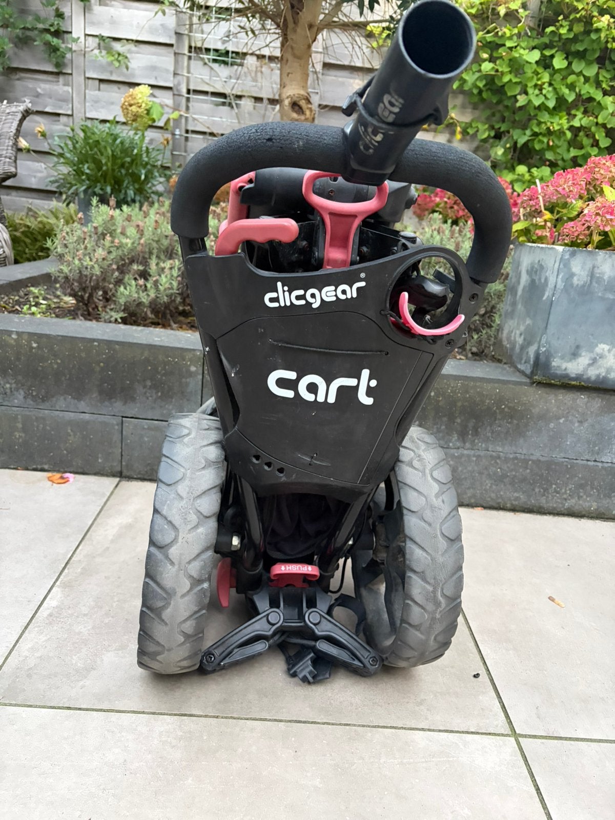 Clicgear golftrolley met parapluhouder en bekerhouder, Ophalen of Verzenden, Golfkar