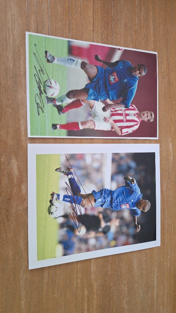 Foto 20x25cm met handtekening; Clinton Morrison # Birmingham, Verzamelen, Ophalen of Verzenden, Nieuw, Buitenlandse clubs, Overige typen