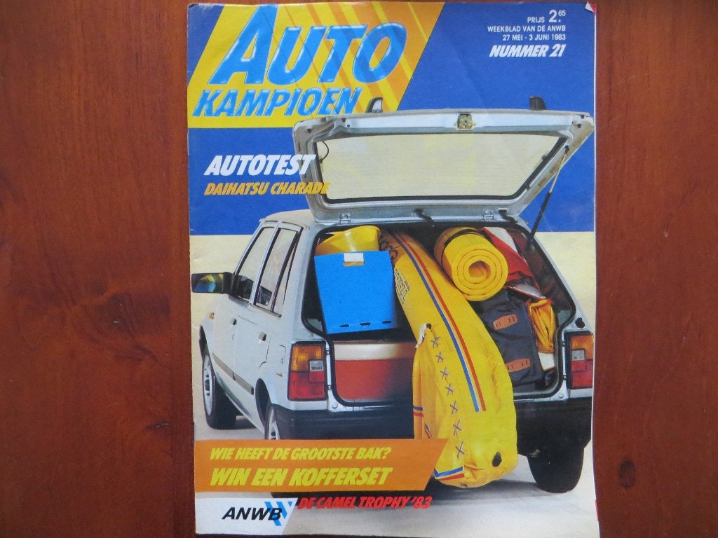 Autokampioen 21 1983 Daihatsu Charade (test), Camel Trophy, Ophalen of Verzenden, Zo goed als nieuw, Overige merken