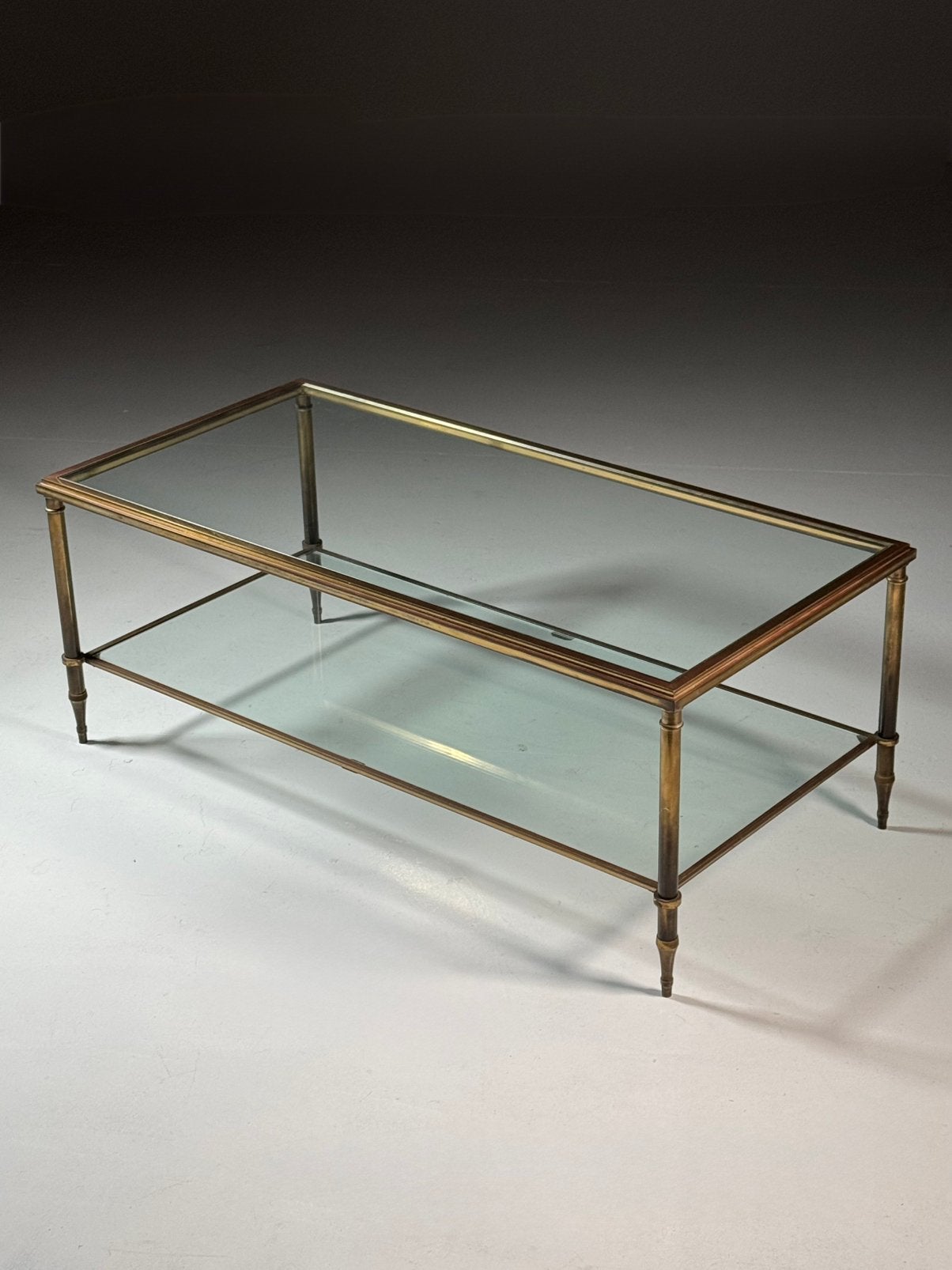 Mid century salontafel glas