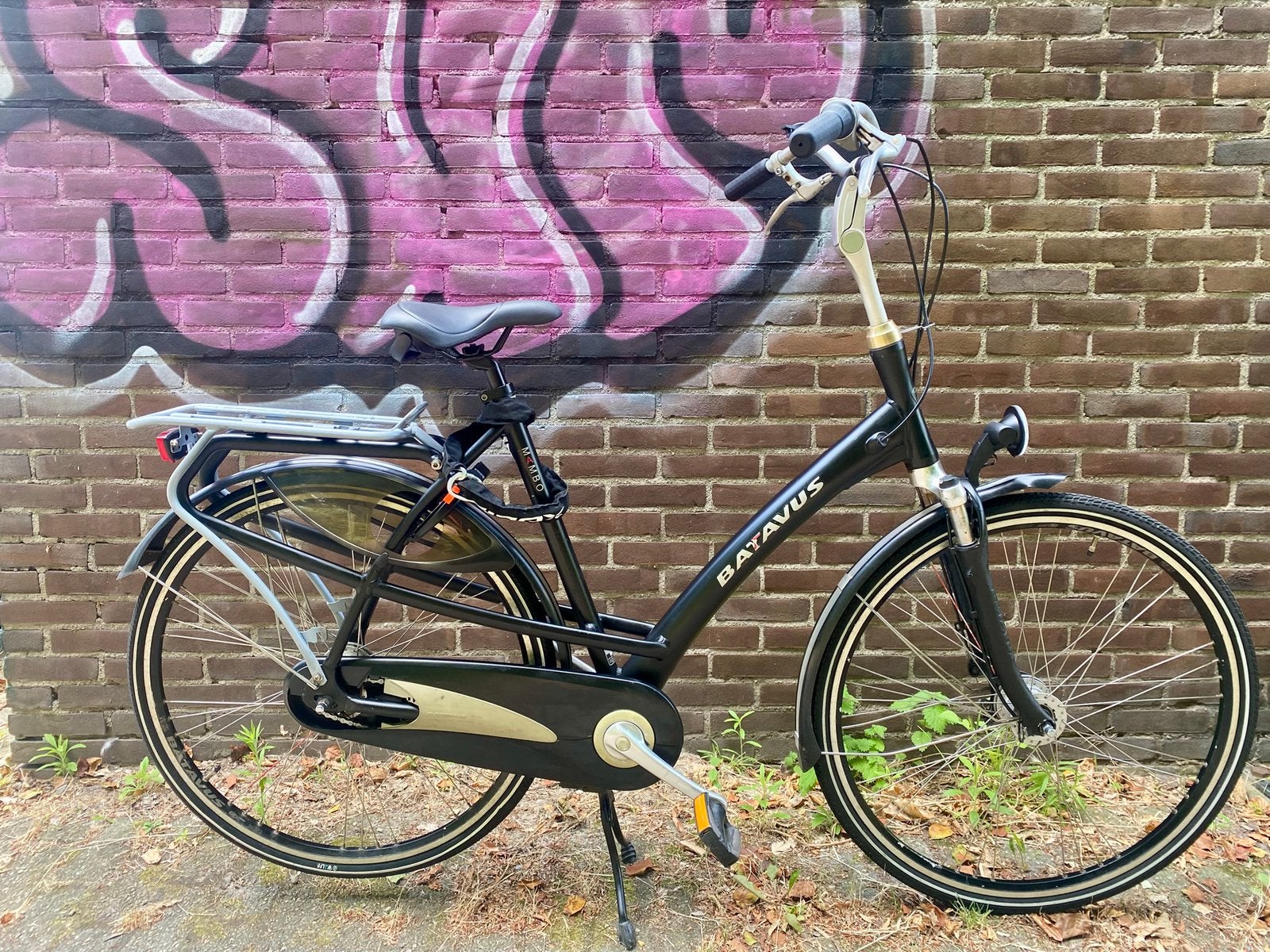 Batavus mambo damesfiets 28” mat zwart, Ophalen, 53 tot 56 cm, Versnellingen, Batavus