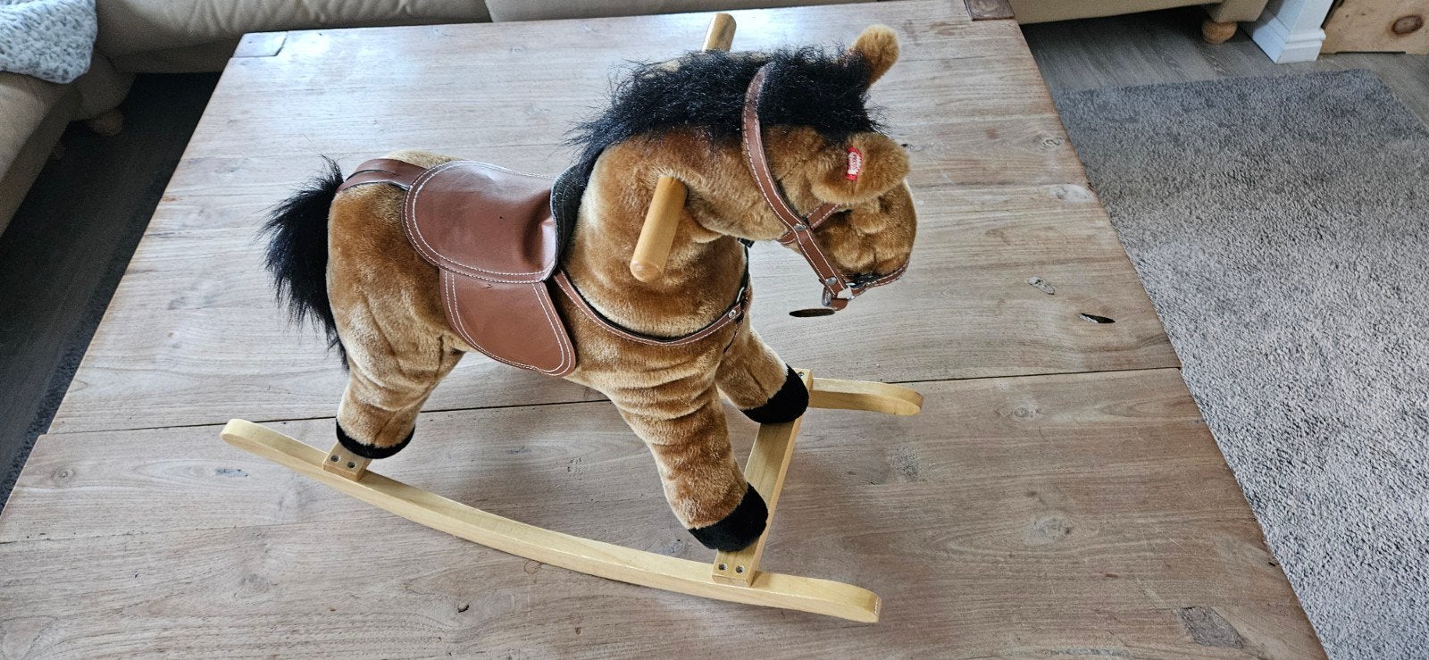 Pluche Hobbelpaard, Ophalen of Verzenden
