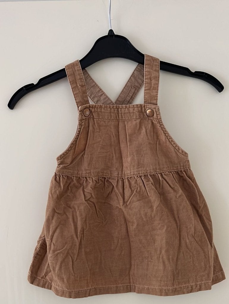 H&M rib jurk bruin maat 68, Maat 38/40 (M), H&M, Bruin, Ophalen of Verzenden