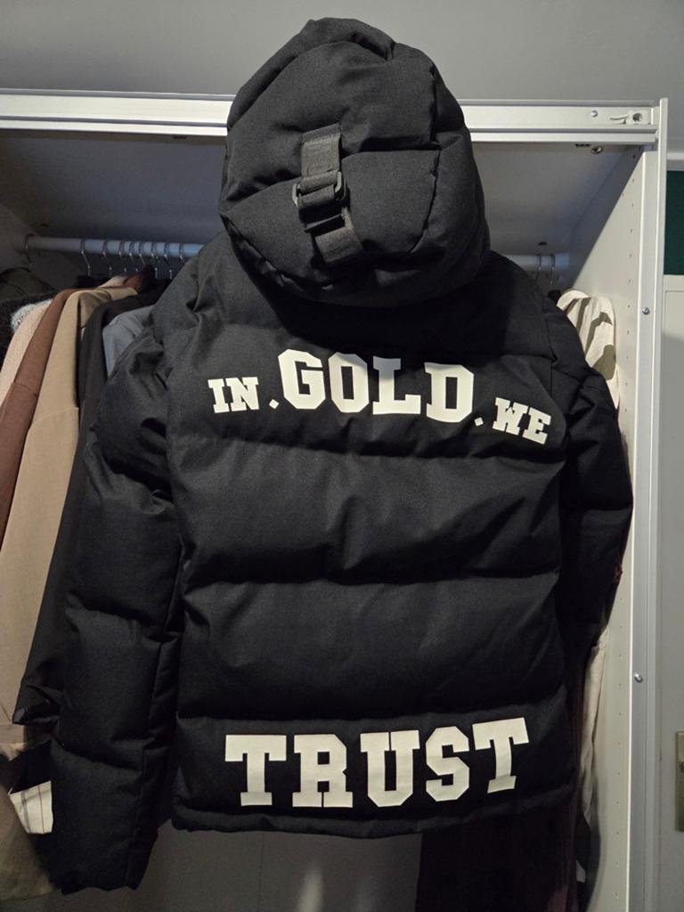 In Gold We Trust The Storm 2.0 Puffer Jacket Zwart Maat XS, Kleding | Heren, Jassen | Winter, Zwart, Nieuw, Ophalen of Verzenden