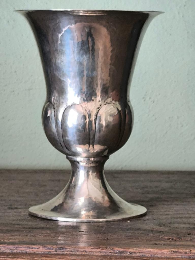 Art Deco zilver vaas, Ophalen of Verzenden, Zilver