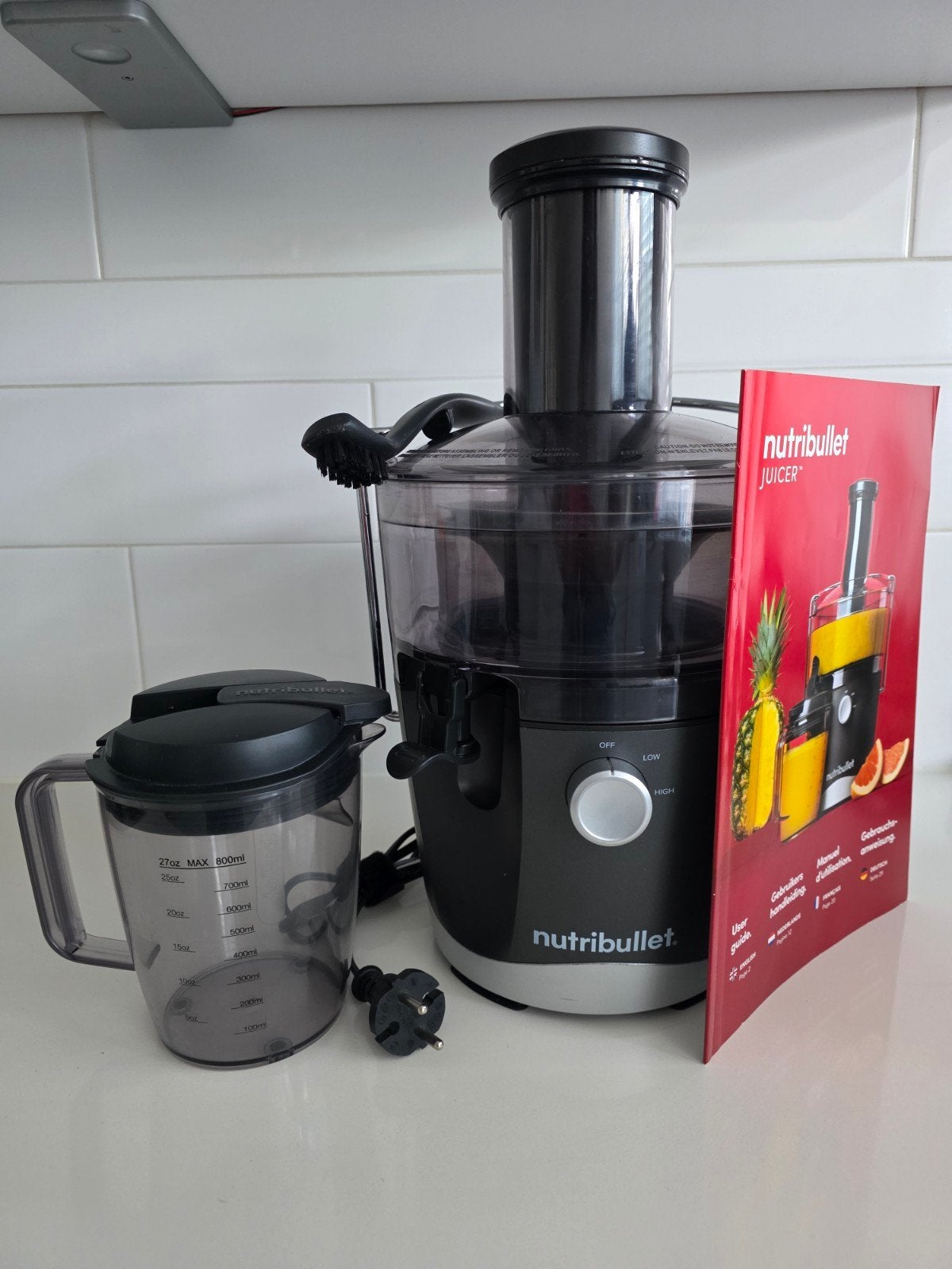 Nutribullet Juicer - Zo goed als nieuw, Minder dan 1 liter, Ophalen, Zo goed als nieuw, 2 snelheden