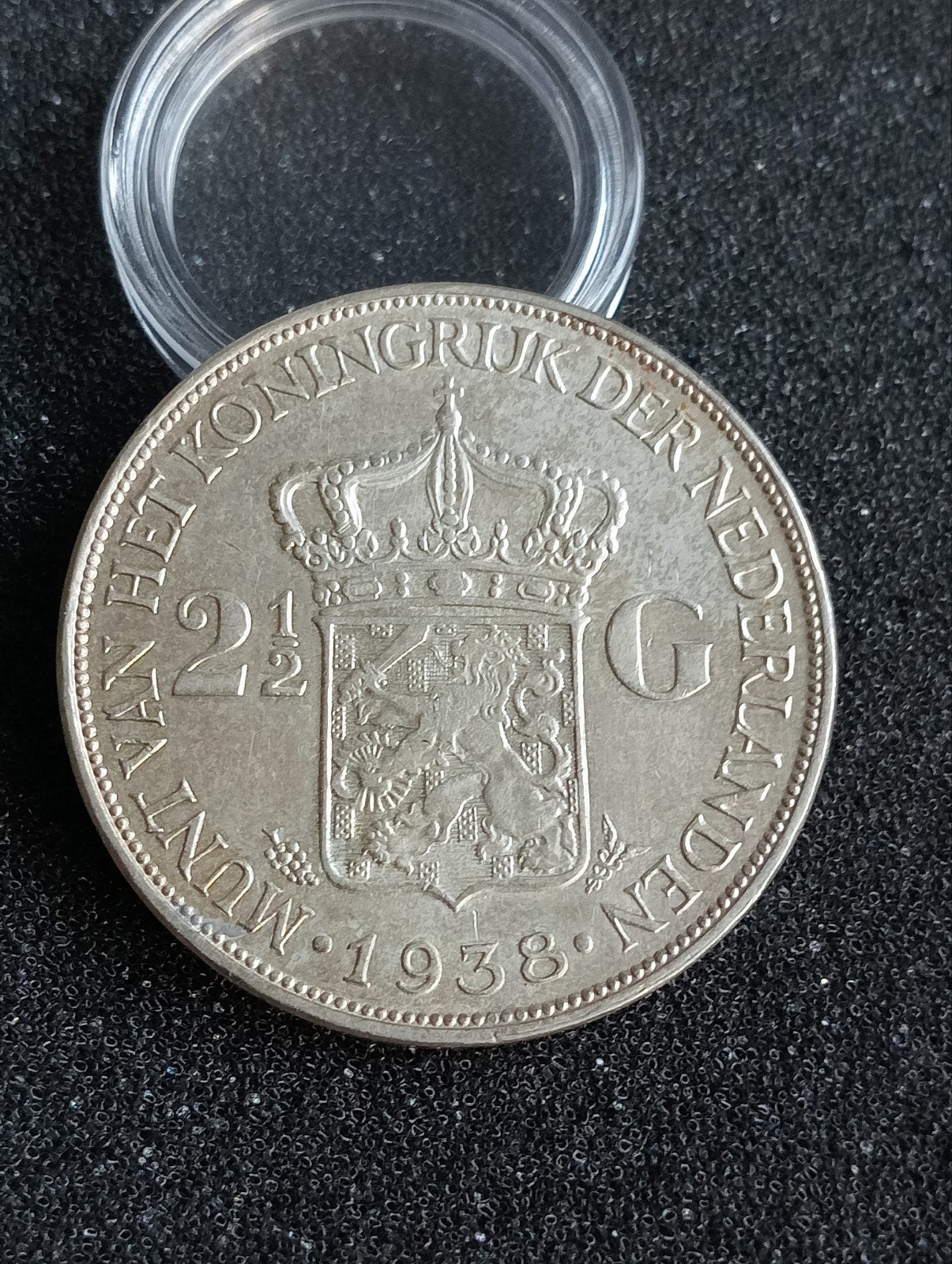 Rijksdaalder 1938b Grof Haar, Zilver, Ophalen of Verzenden, Koningin Wilhelmina, Losse munt