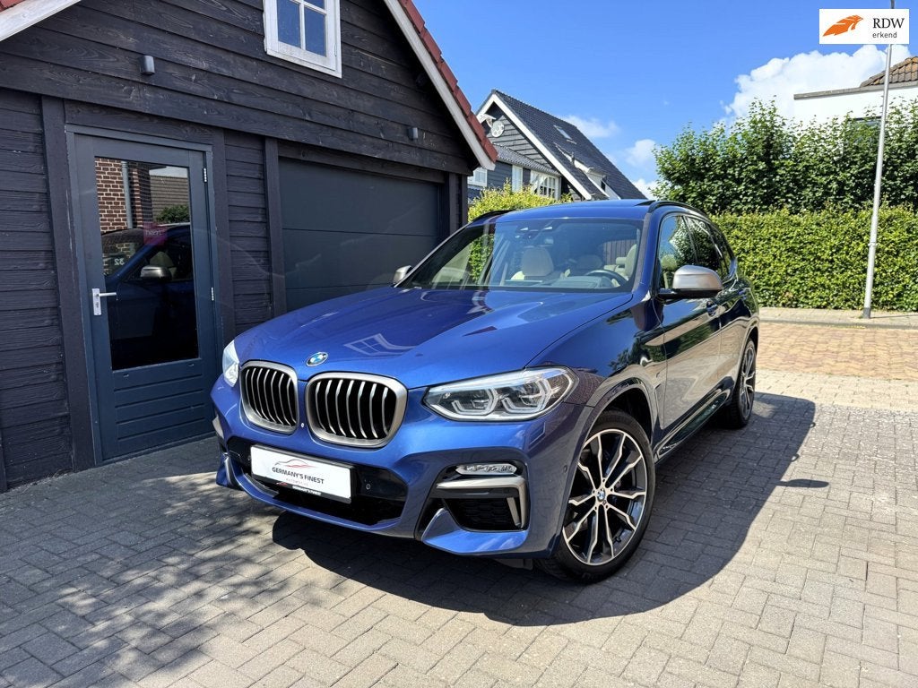 BMW X3 M40i xDrive High Executive| PANO| HK| CARPLAY| ACC, Automaat, Gebruikt, Blauw, Bedrijf