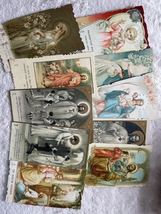 Diverse Communie Prentjes - Religieuze Herinneringen, Verzamelen, Ophalen of Verzenden, Gebruikt, Kaart of Prent, Christendom | Katholiek