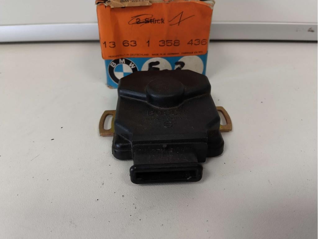 BMW E3 , E9 gasklepsensor NIEUW 13631358436, Auto-onderdelen, Brandstofsystemen, BMW, Nieuw, Ophalen of Verzenden