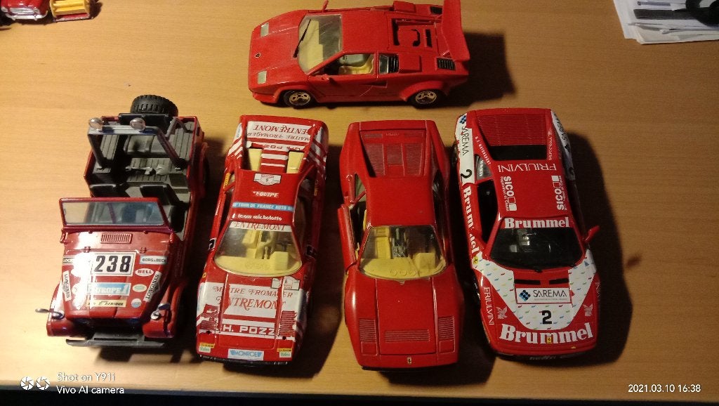 Setje burago autos, Verzenden, Bburago