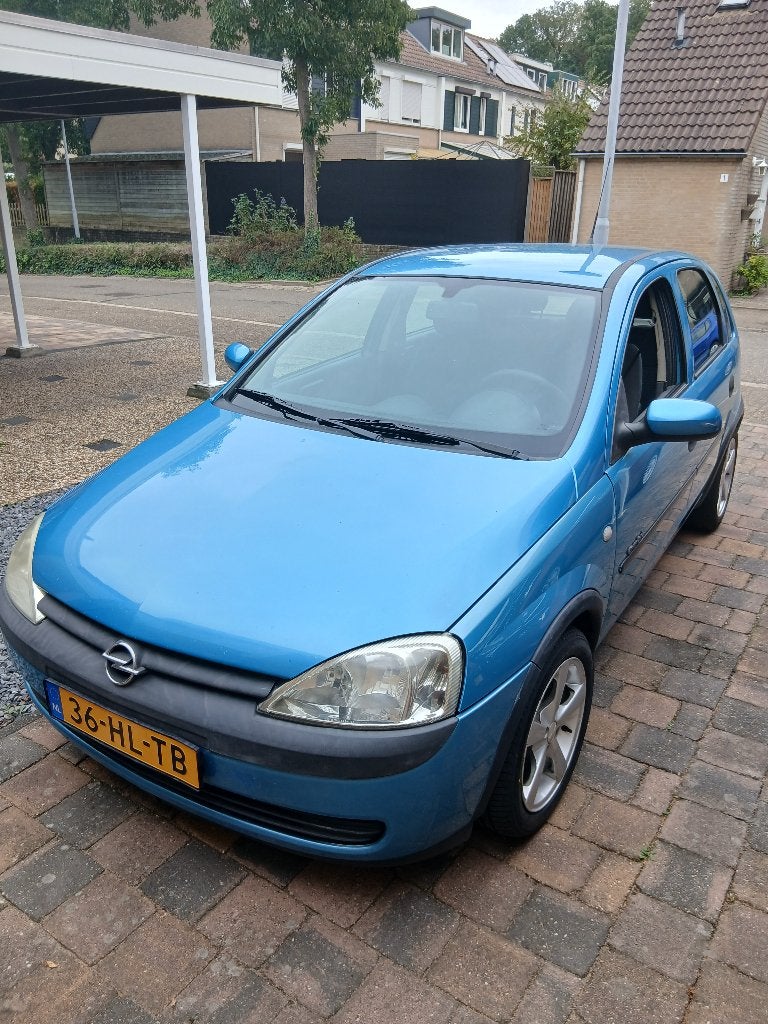 Opel Corsa 1.2 16V 5D Easytronic 2001 Blauw, Auto's, 74 pk, 31 €/maand, Blauw, Origineel Nederlands