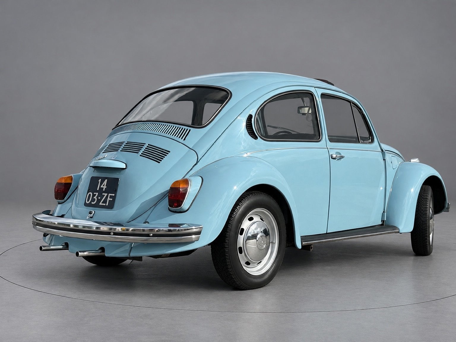 Volkswagen Kever 1300 schuifdak, Gebruikt, Blauw, Origineel Nederlands, Bedrijf