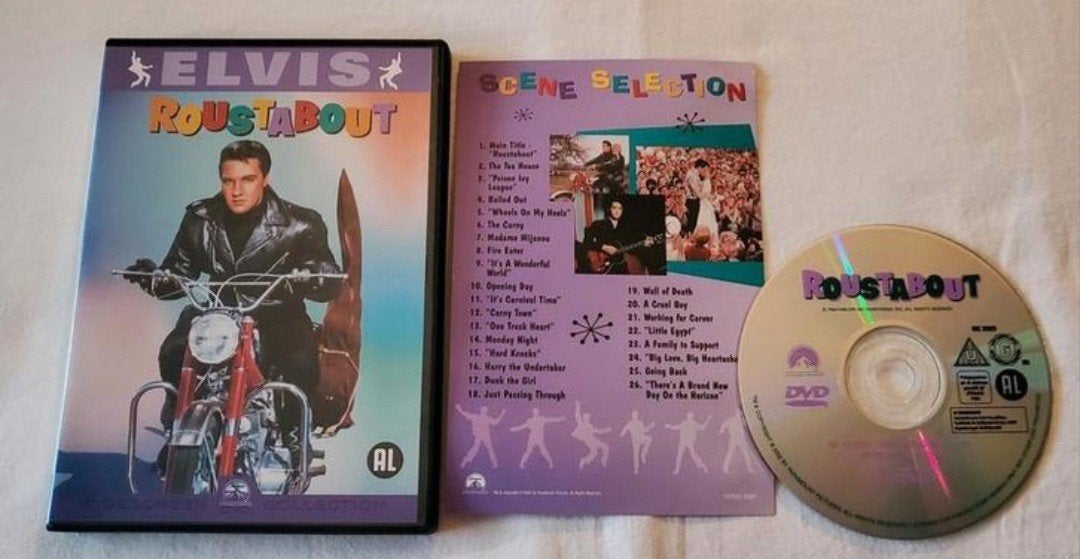 Elvis Presley Roustabout Dvd Classic, Alle leeftijden, Ophalen of Verzenden, Zo goed als nieuw, Actie en Avontuur