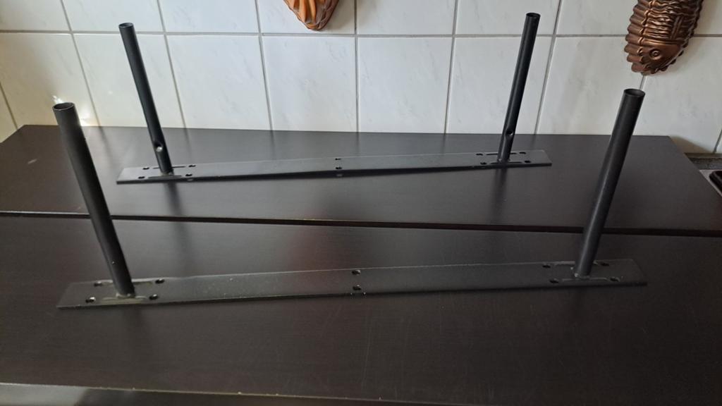IKEA LACK planken met stalen beugels - donkerbruin, Ophalen, Gebruikt, Ikea, Onbekend