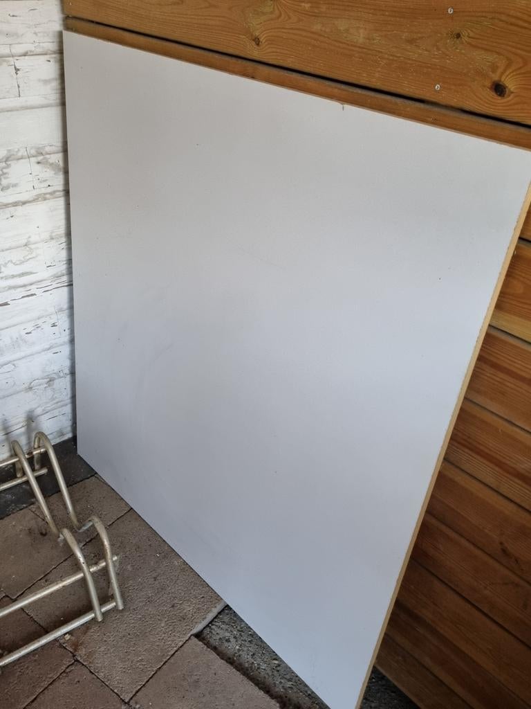 Hardboard  plaat wit gegrond, Doe-het-zelf en Verbouw, Platen en Panelen, Ophalen, Nieuw