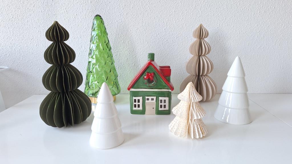 Kerst decoratie kerstboom kersthuisje kerst boom huisje, Diversen, Kerst, Ophalen of Verzenden