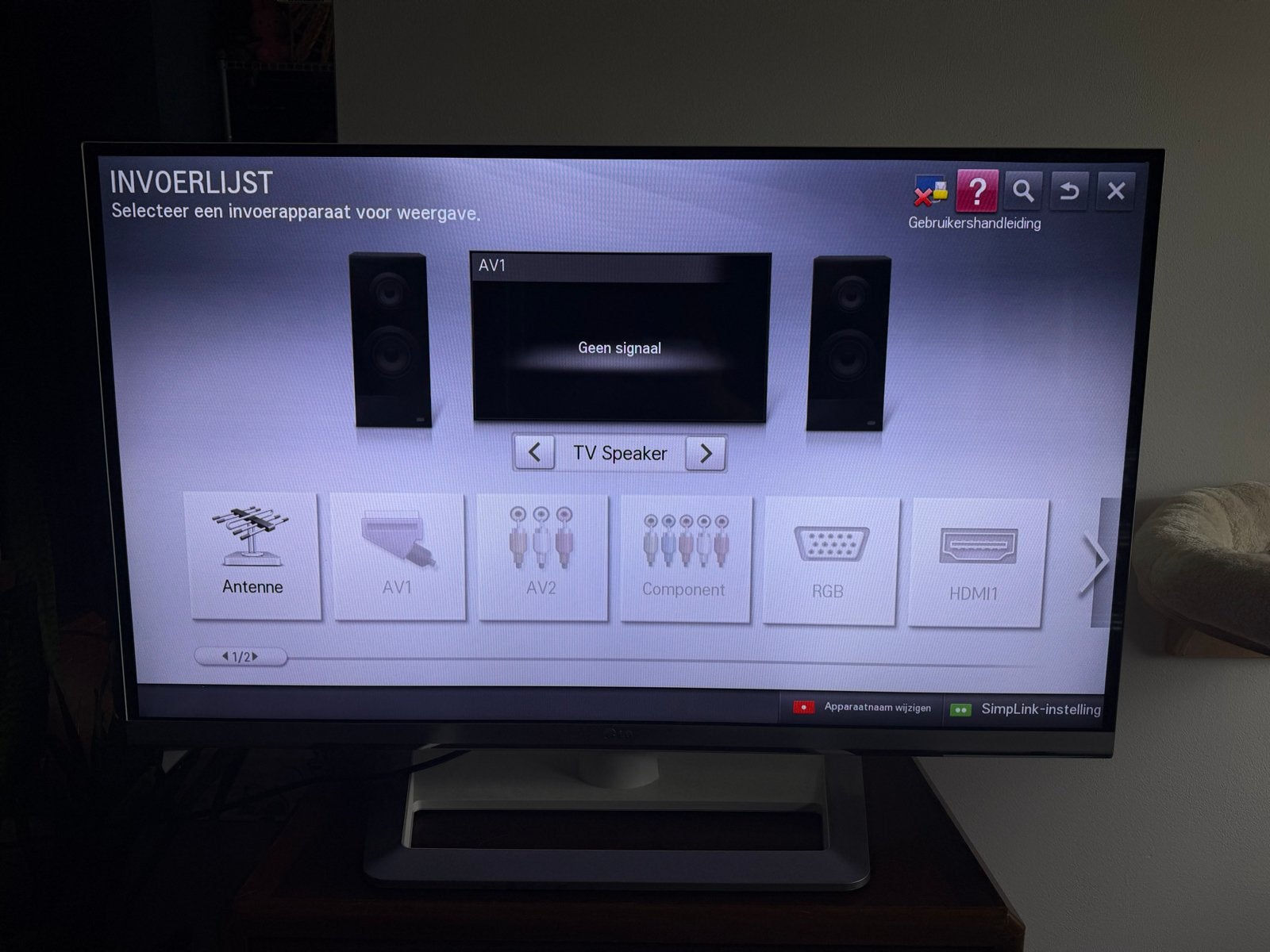 LG TV, Ophalen, Gebruikt, 50 Hz, 100 cm of meer
