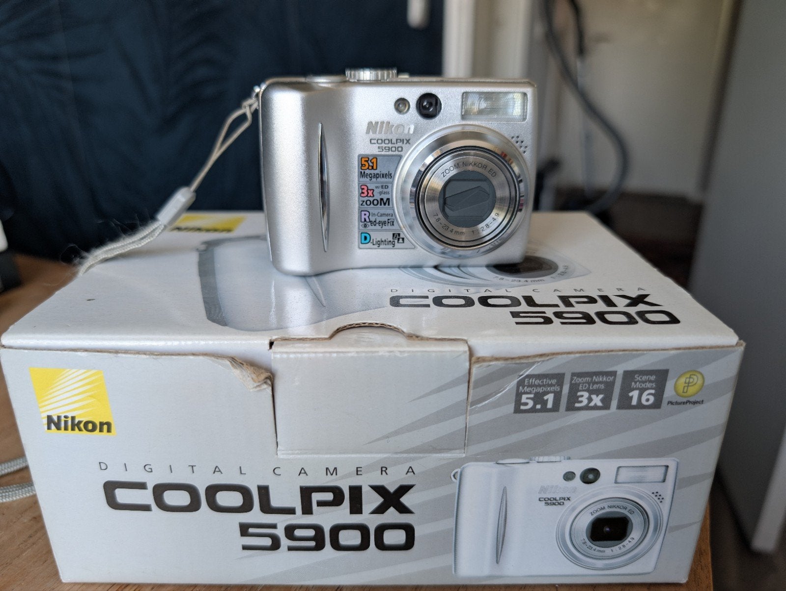 Nikon COOLPIX 5900 Digitale camera, Ophalen of Verzenden, Zo goed als nieuw, Compactcamera, Nikon