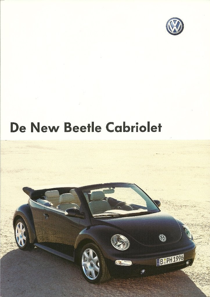 Volkswagen New Beetle cabriolet folder, Ophalen of Verzenden, Zo goed als nieuw, Volkswagen