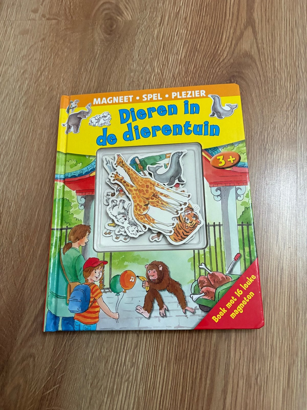 Dieren in de dierentuin - Magneetboek met 16 magneten, Kinderen en Baby's, Ophalen